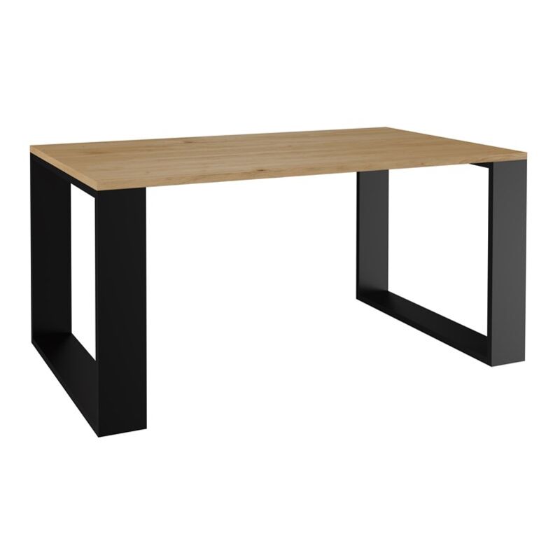 foto del prodotto hucoco alada tavolino rettangolare in stile industriale 90x58x50 cm tavolino da caff 