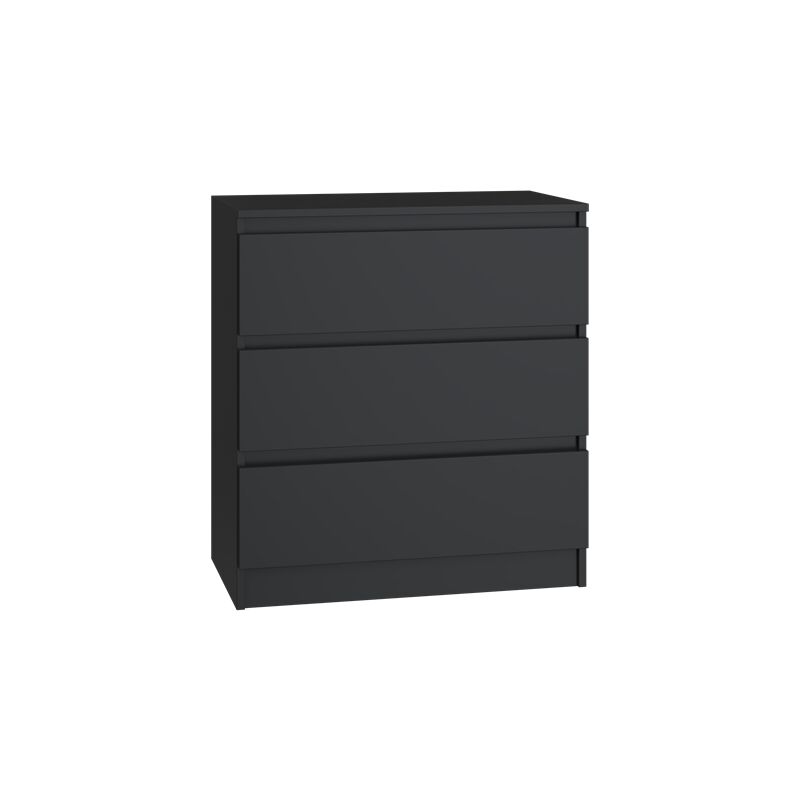 foto del prodotto hucoco aster t3 cassettiera per camera ufficio soggiorno 70x40x75 3 cassetti mobile contenitore moderno cassettiera stile scandinavo