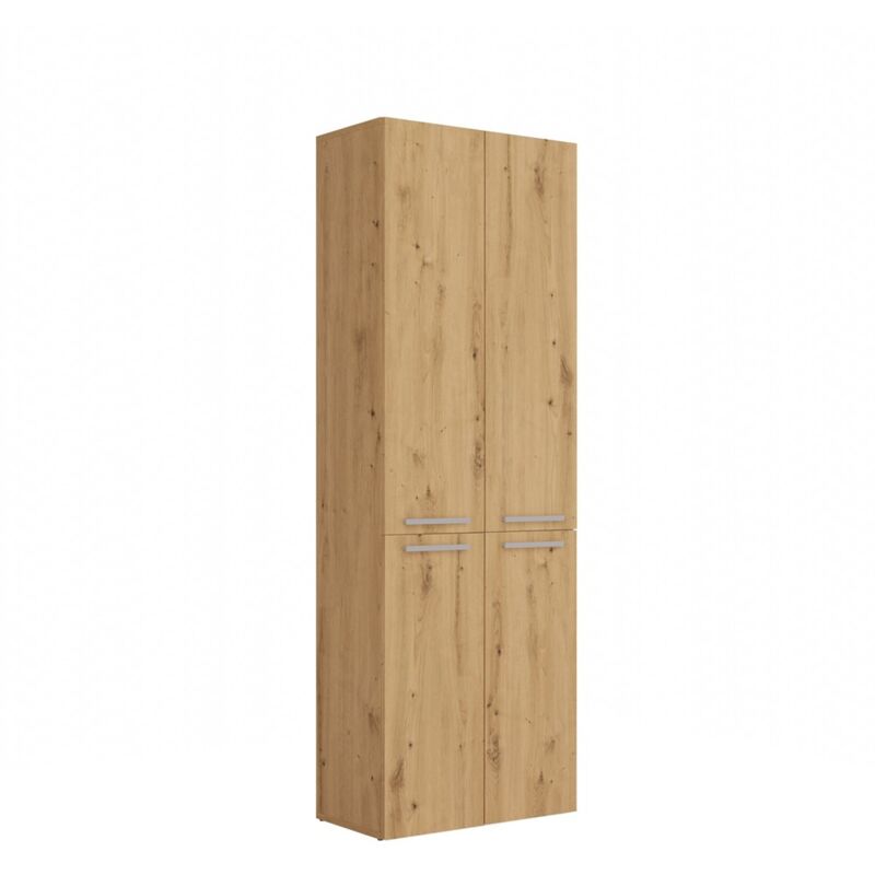 foto del prodotto hucoco ellos mobile da bagno con 2 cestini contenitore per il bagno 174x60x30 mobile alto