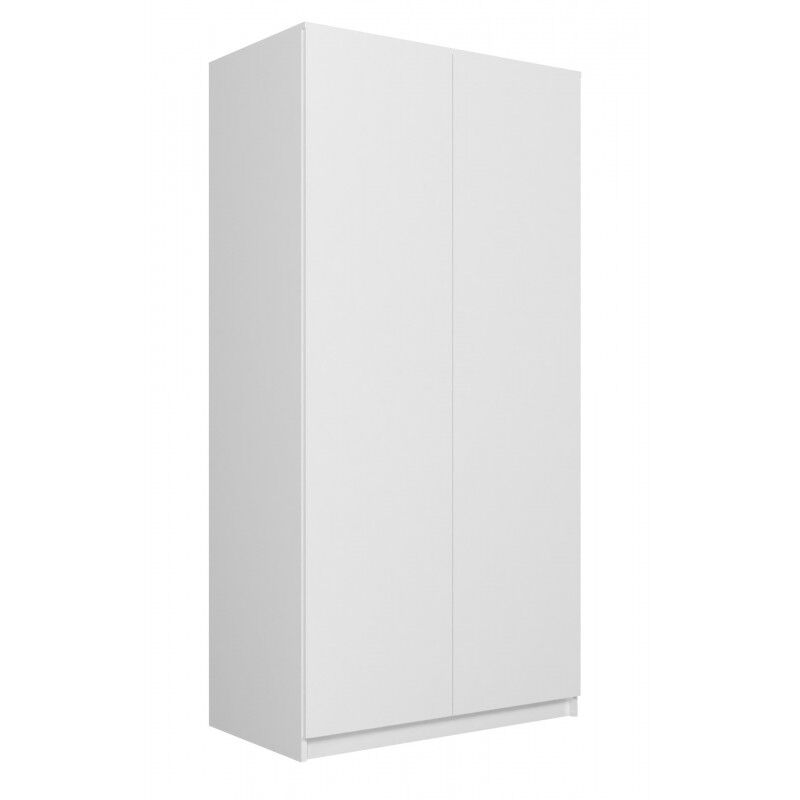 foto del prodotto hucoco esme armadio per camera da letto matrimoniale in stile scandinavo 90x50x180 2 ante spogliatoio