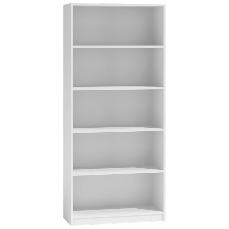 foto del prodotto hucoco florence libreria moderna 5 nicchie 30x60x182cm libreria scrivania per camera da letto
