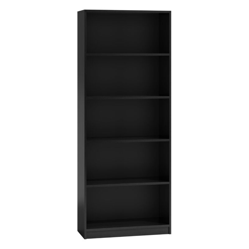 foto del prodotto hucoco florence libreria moderna 5 nicchie 30x60x182cm libreria scrivania per camera da letto