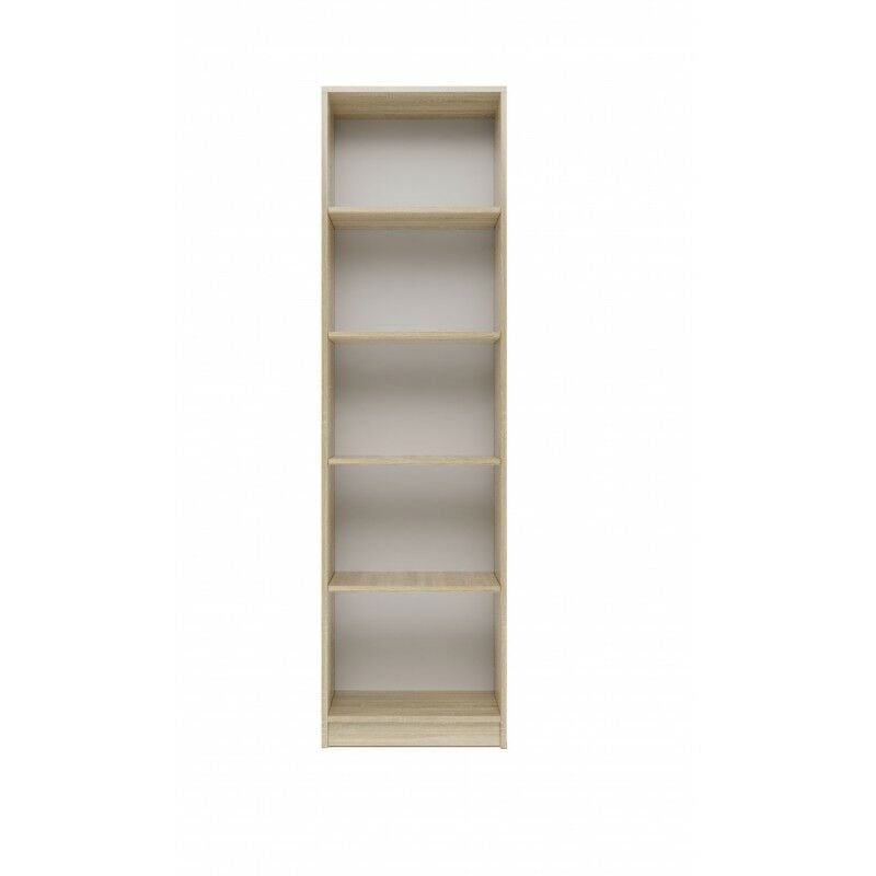 foto del prodotto hucoco kaffi libreria soggiorno in stile scandinavo 50x30x181 5 ripiani libreria