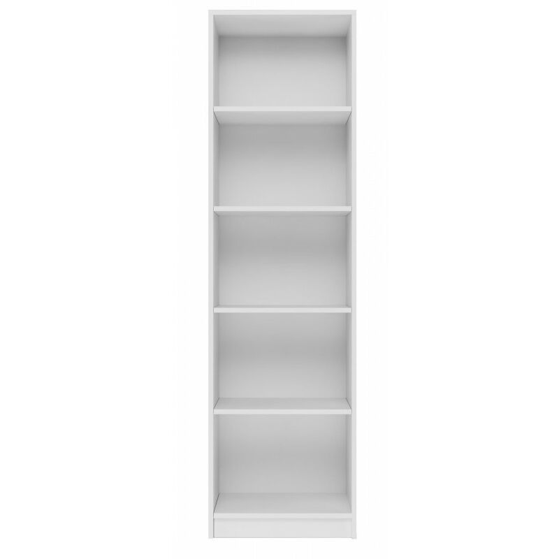 foto del prodotto hucoco kaffi libreria soggiorno in stile scandinavo 50x30x181 5 ripiani libreria