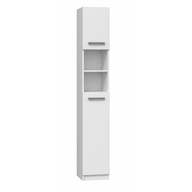 foto del prodotto hucoco marello colonna bagno in stile moderno 183x32x30 2 ante ripiani