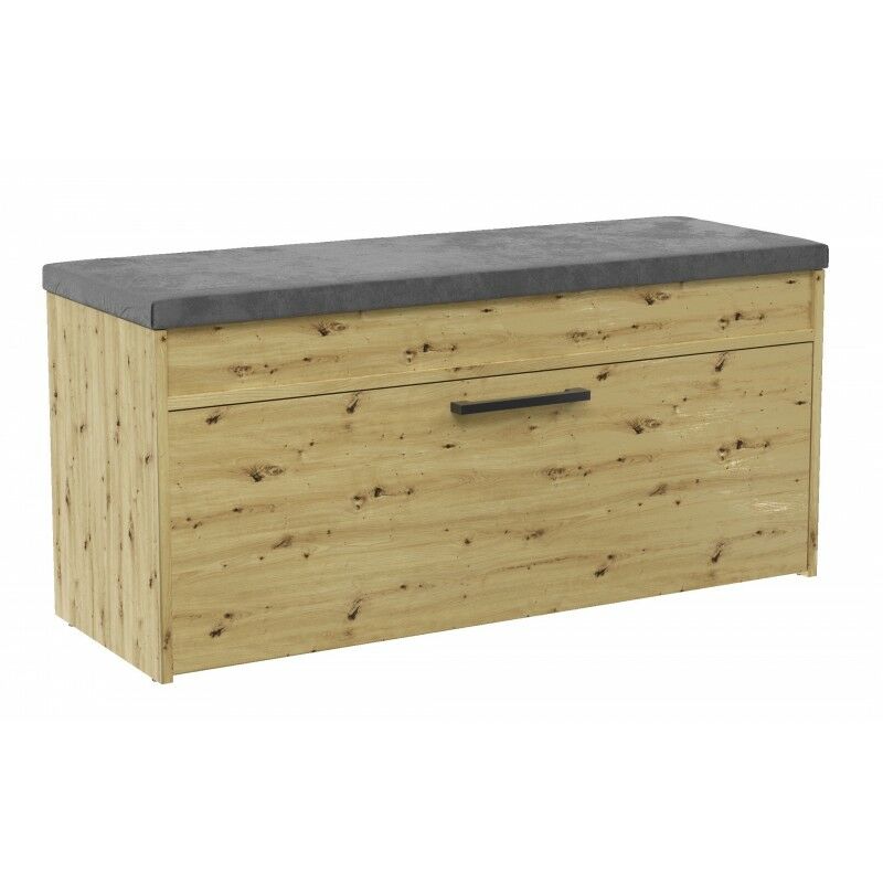 foto del prodotto hucoco parmi scarpiera da ingresso in stile scandinavo 100x35x49 panca con contenitore