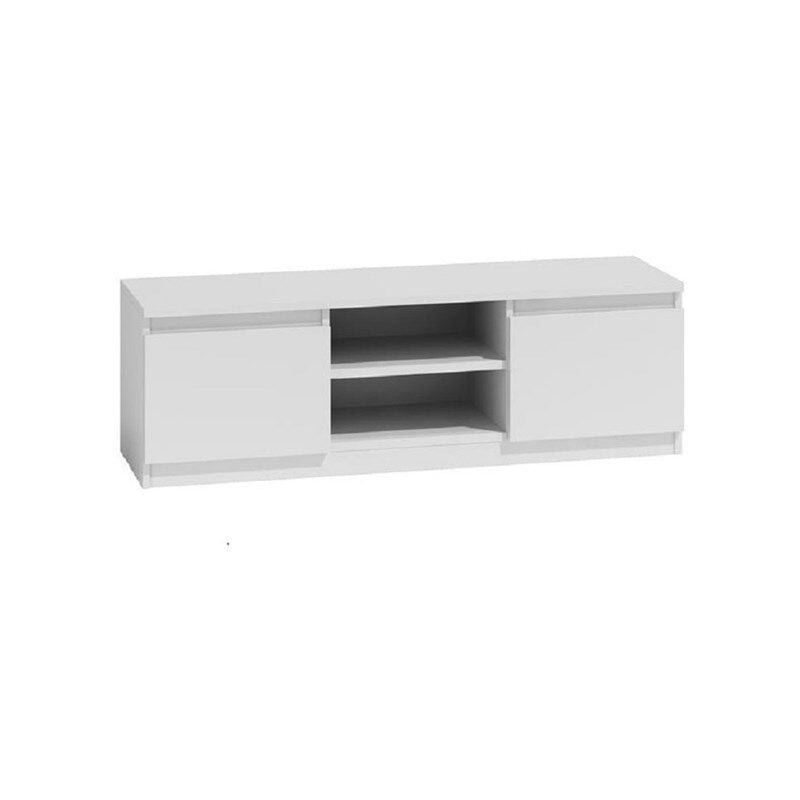 foto del prodotto hucoco tivoli mobile tv basso moderno 40x120x36 soggiorno soggiorno 2 nicchie 2 ante contenitori moderni per tv apparecchiature audio 