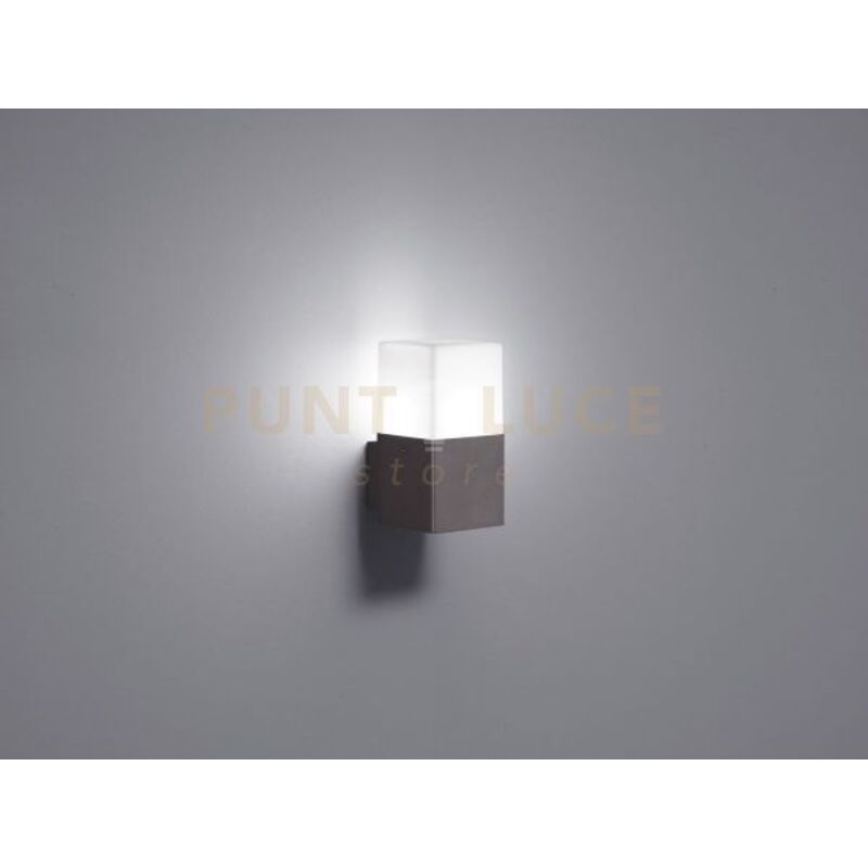 foto del prodotto hudson applique 1 luce attacco e14 lampadina led inclusa colore antracite 8,5x11,5cm
