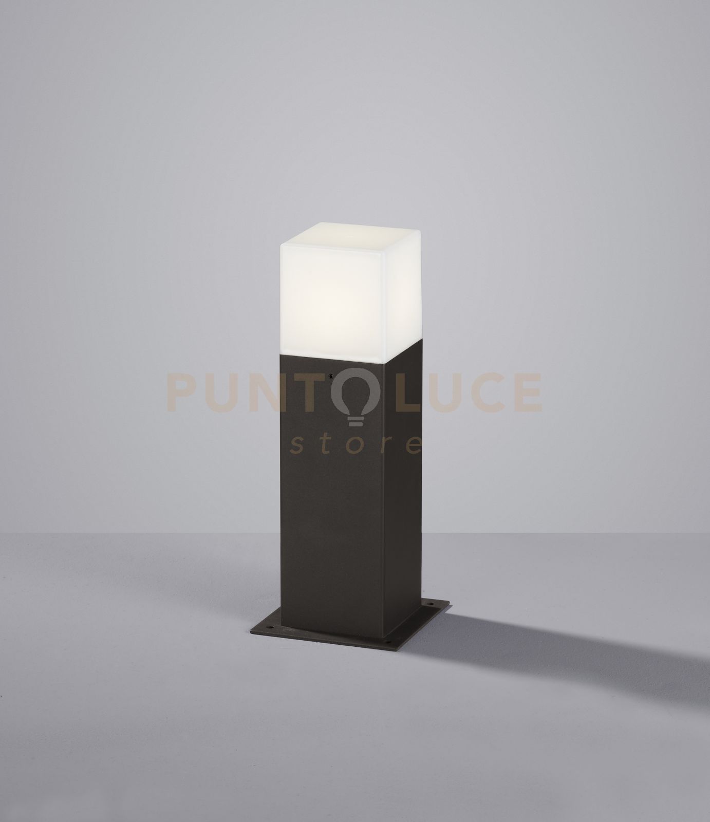 foto del prodotto hudson palo led 1x e14 led, 3,5w 1x 320lm, 3000k basso antraciteh.30cm