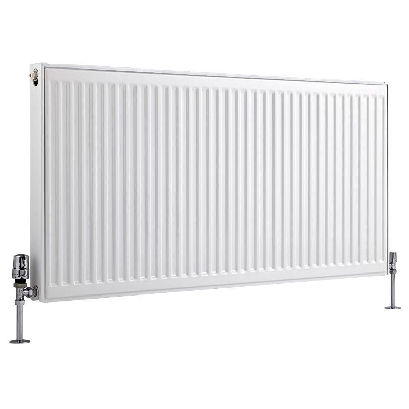 foto del prodotto hudson reed eco radiatore convettore orizzontale pannello doppio 600mm x 1200mm bianco