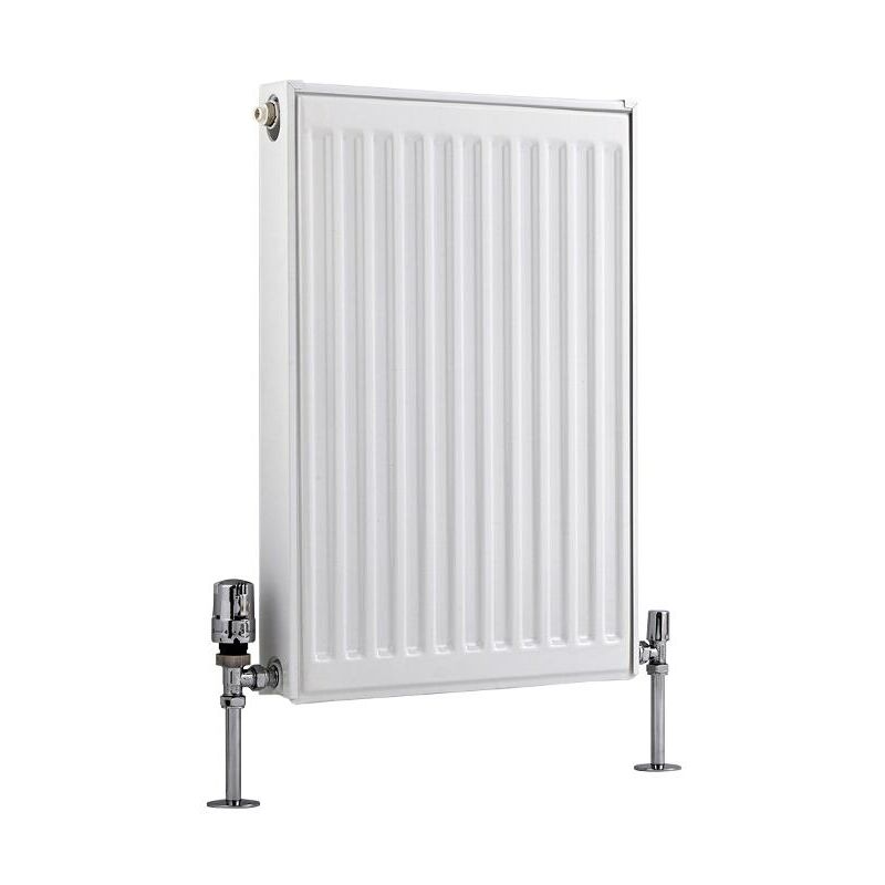 foto del prodotto hudson reed eco radiatore convettore orizzontale pannello singolo 600mm x 400mm bianco