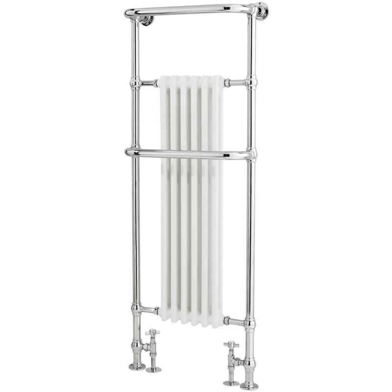 foto del prodotto hudson reed - elizabeth - scaldasalviette tradizionale 1500mm x 575mm cromato/bianco