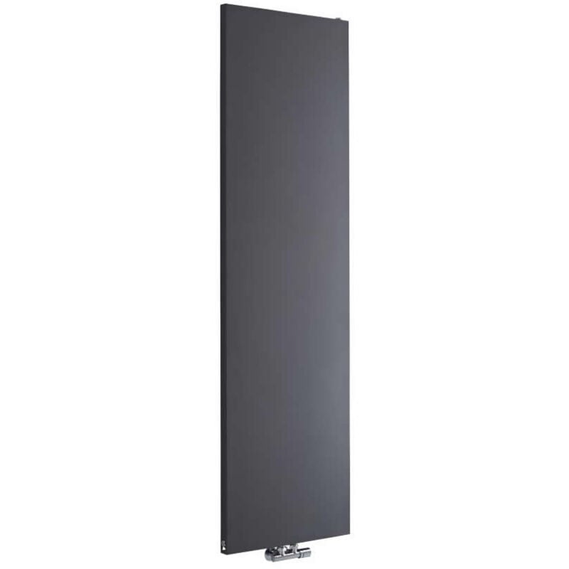 foto del prodotto hudson reed rubi radiatore di design verticale 1800mm x 500mm antracite con attacco centrale