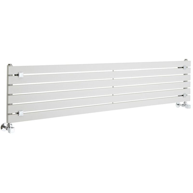 foto del prodotto hudson reed sloane radiatore di design orizzontale 354mm x 1600mm bianco