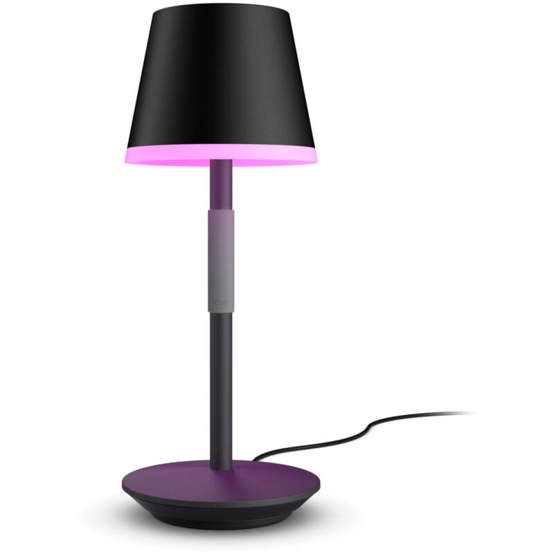 foto del prodotto hue go lampada da tavolo smart led ricaricabile nero wireless 530lm philips