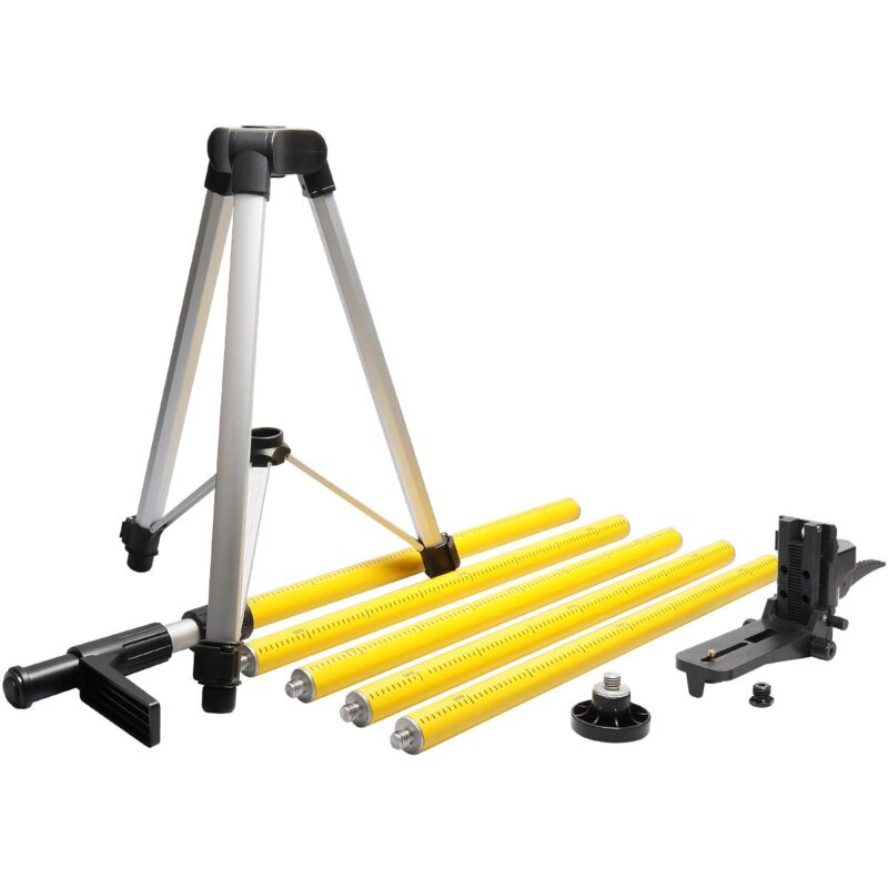 foto del prodotto huepar treppiede adattatore livello laser 12 piedi 3,7 m lp36