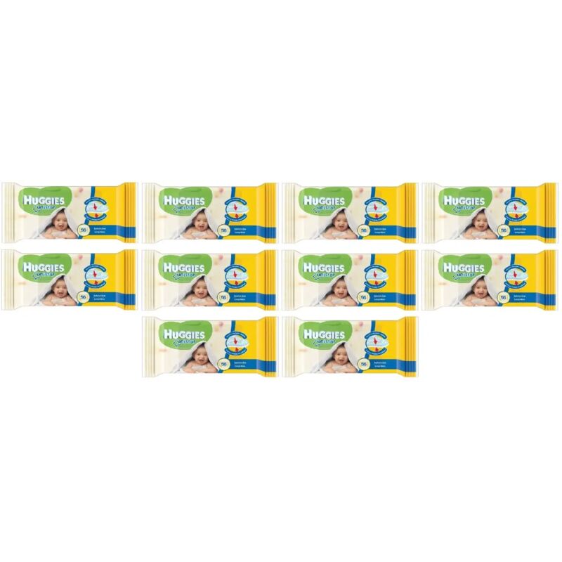 foto del prodotto huggies 10 confezioni di salviettine unistar x56 totale 560 salviette neonati