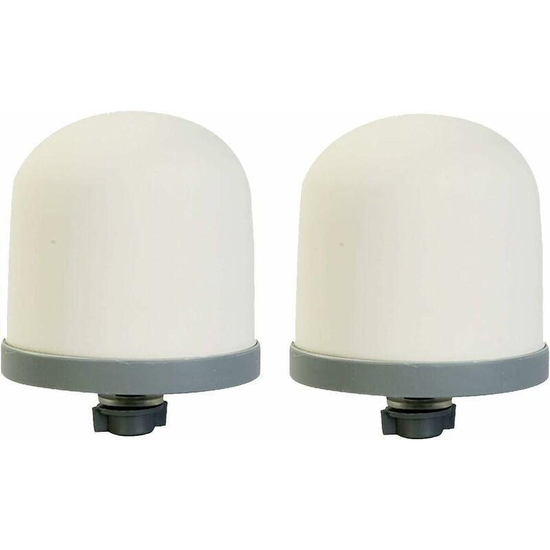 foto del prodotto huining confezione da 2 filtri di ricambio in ceramica per sistemi idrici, filtro a cupola in ceramica bianco ulisem