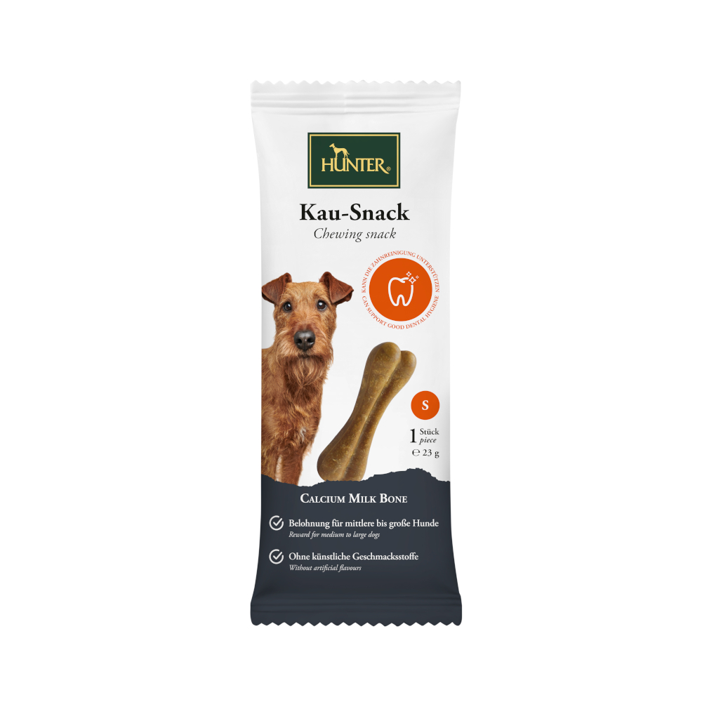 foto del prodotto hunter calcium milk bone snack per cani 1 pz da 7,5 cm
