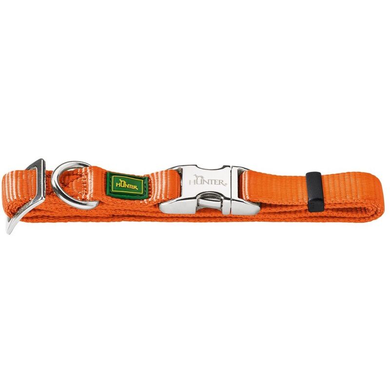 foto del prodotto hunter collare per cani alu strong arancio 20