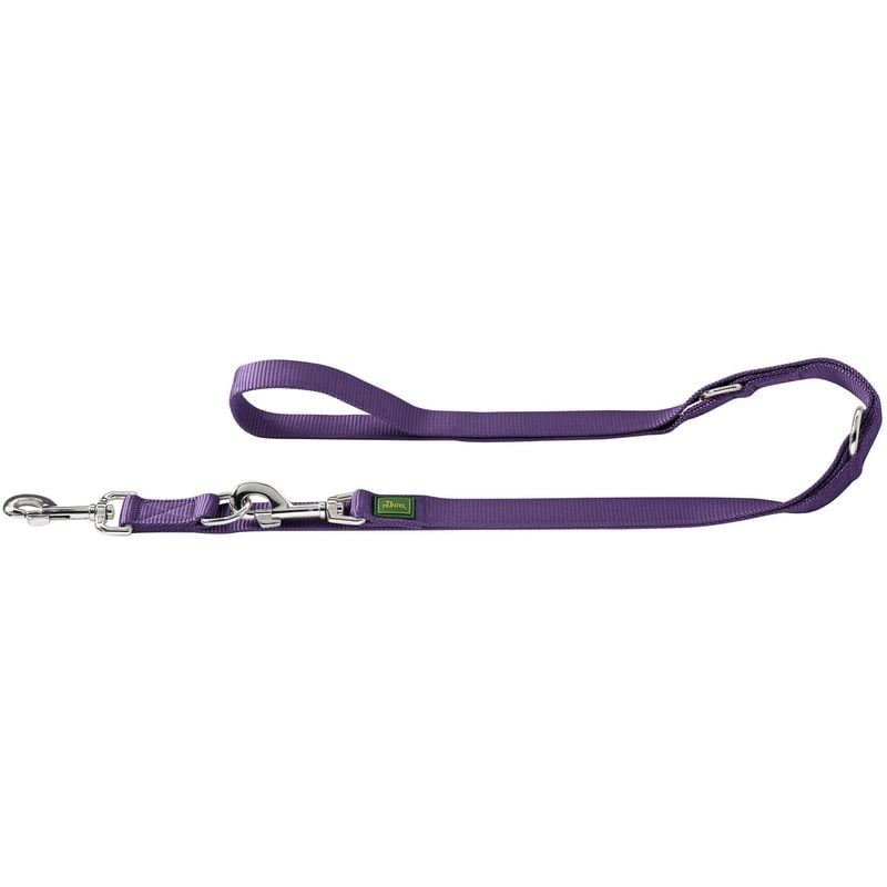 foto del prodotto hunter guinzaglio da passeggio regolabile 20 200nylon viola