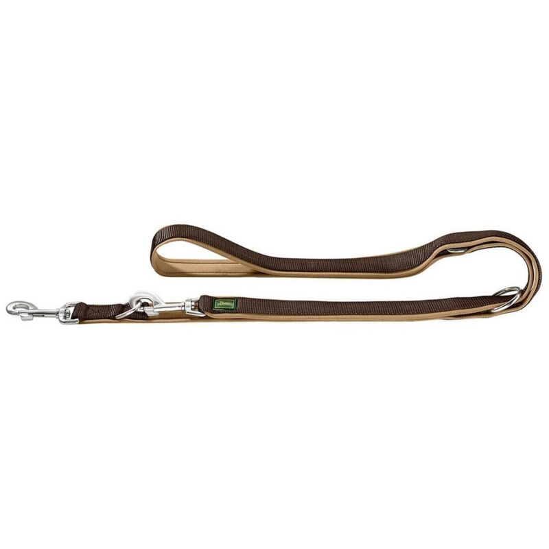 foto del prodotto hunter guinzaglio per cani neopren marrone 200 cm