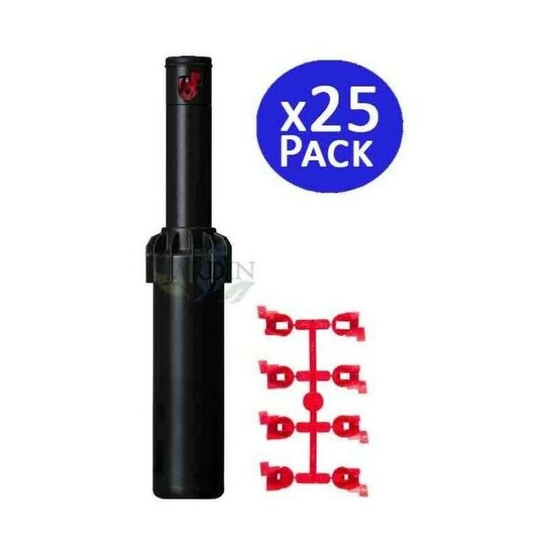 immagine 0 del prodotto hunter set di 25 irrigatore pgj 04. turbina con gittata da 4,3 a 11,6 metri. filettatura femmina 1 2 . irrigazione professional
