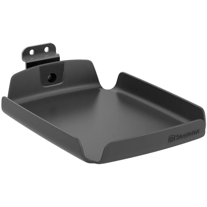foto del prodotto husqvarna 536656001 scaffale ripiano accessori in plastica grigio per aspire