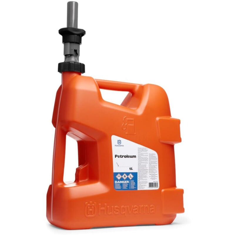 foto del prodotto husqvarna 580754501 - tanica per benzina 15l arancione per giardino