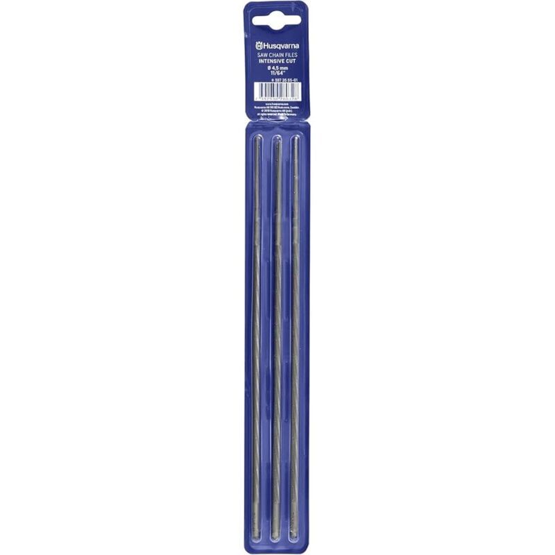 foto del prodotto husqvarna 597355501 lima tonda 4,5 mm 11 64 , set 3 pezzi per catene x cut c33 c35 motosega
