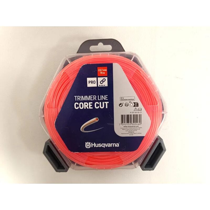 foto del prodotto husqvarna filo per decespugliatore core cut diam. 3mm, 2.7mm, 2.4mm 2,7mm 70mt