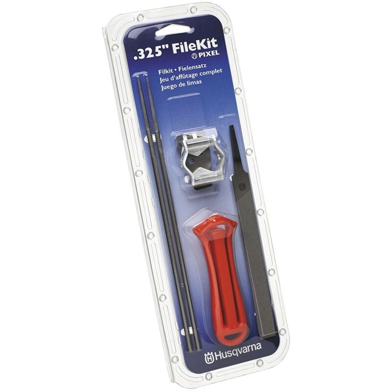 foto del prodotto husqvarna kit affilatura catena motosega passo 325 h25 lima lime 4,8 mm 3 16 guida