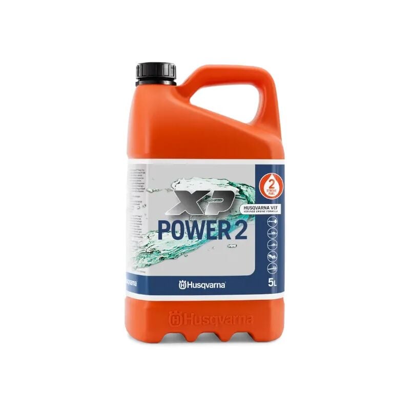 foto del prodotto husqvarna miscela alchilata per motori 2 tempi xp power 2 tanica 5lt