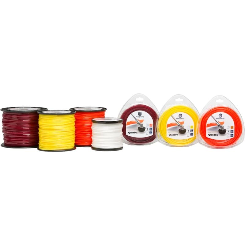 immagine 0 del prodotto husqvarna opti quadra bobina filo nylon per decespugliatore di varie misure lunghezza 2,4x210 m