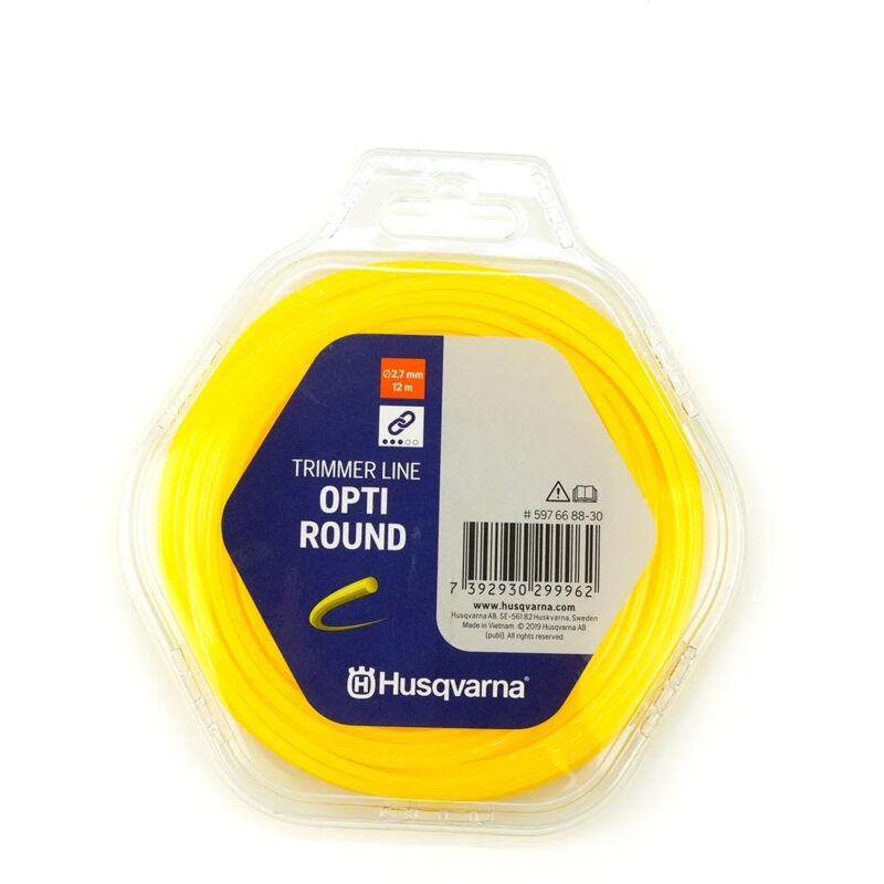 foto del prodotto husqvarna opti round 597668830 filo decespugliatore 2,7 mm x 12 m per testine standard