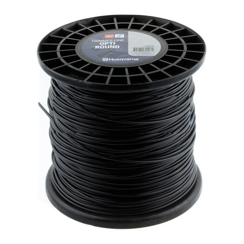 foto del prodotto husqvarna opti round 597668860 - filo per decespugliatore 4 mm 80 m nero bobina