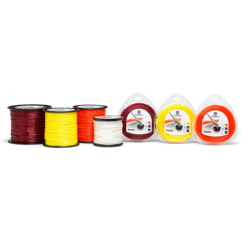 foto del prodotto husqvarna penta filo per decespugliatore in nylon 2.7mm x 70m per taglio erba