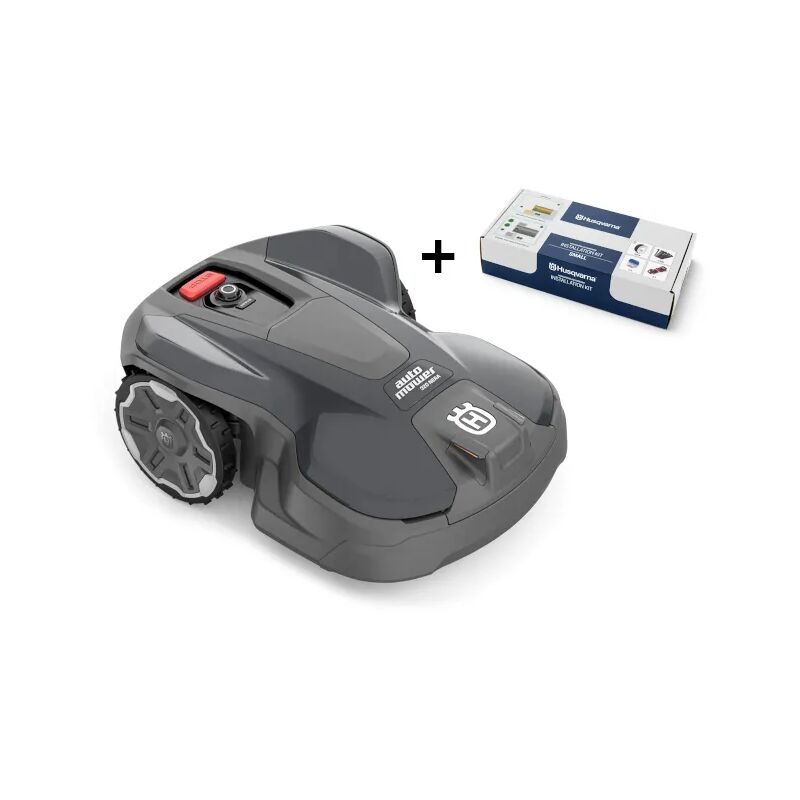 foto del prodotto husqvarna robot tagliaerba automower 320 nera con gps area 2200mq pendenza 50 