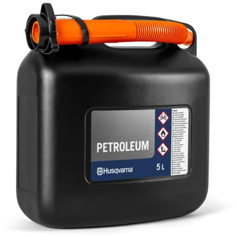 foto del prodotto husqvarna - tanica carburante 5l con beccuccio flessibile per benzina e miscela