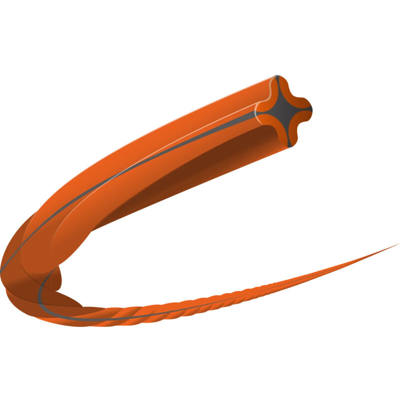 foto del prodotto husqvarna whisper filo whisper silenziato per decespugliatore arancione 2,4 mm x 77 m