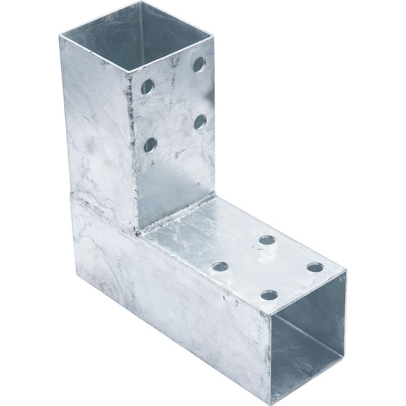 foto del prodotto hv4246 angolo per palo 200 x 185 mm per legno 71 x 71 mm, argento connex