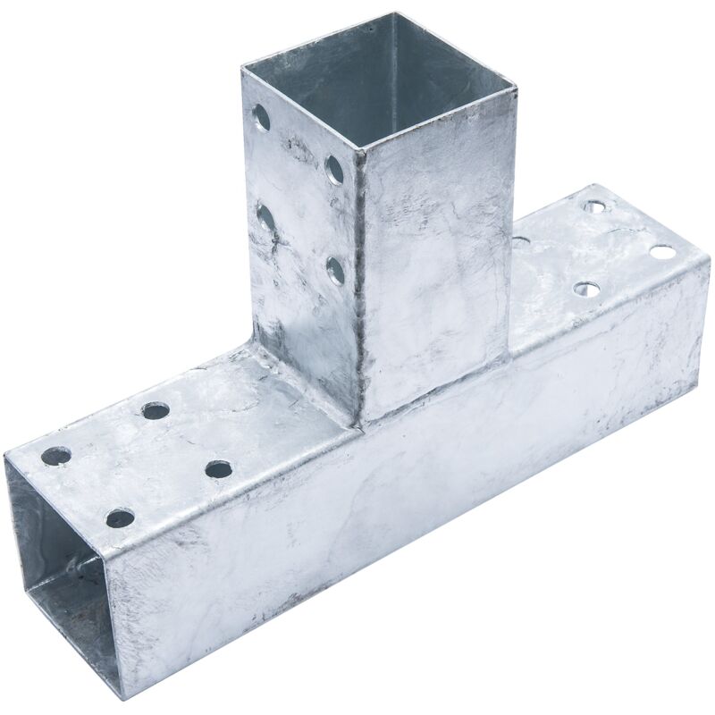 foto del prodotto hv4248 connettore per palo, 305 x 200 mm, per legno 70 x 70 mm, argento connex