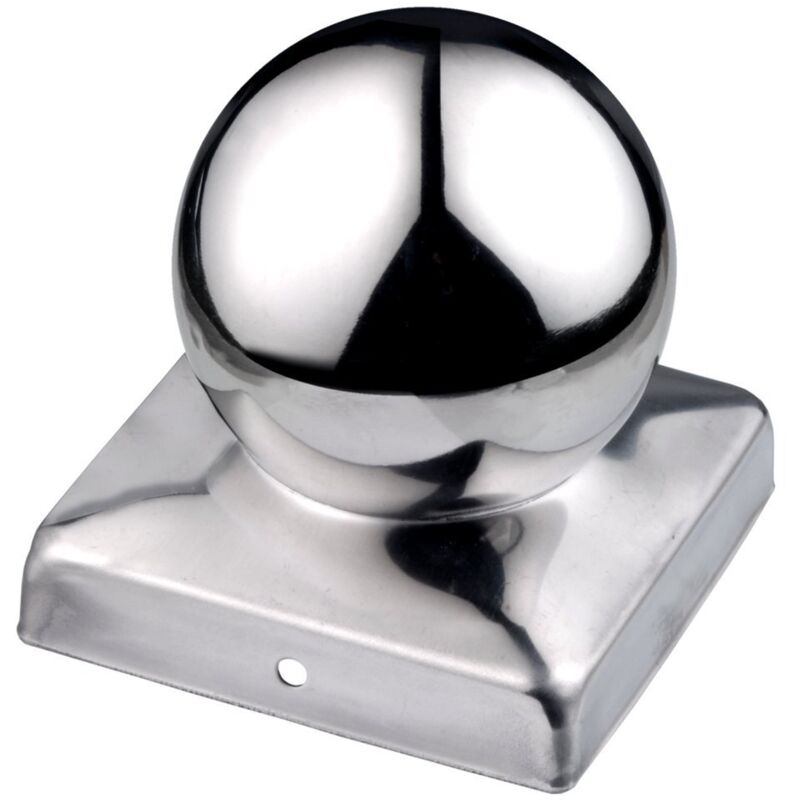 foto del prodotto hv4322 tappi per pali niro 70x70mm con sfera, 70 x 70 mm connex