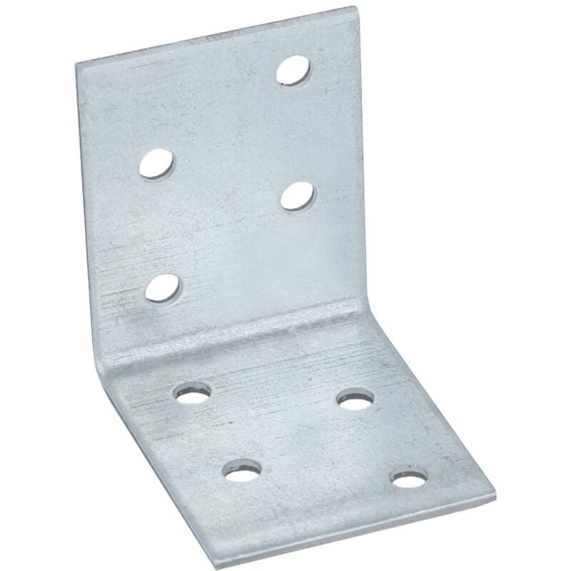 foto del prodotto hvg2420 raccordo ad angolo in confezione risparmio da 25 pezzi, 50 x 50 x 40 x 2 mm, zincato connex