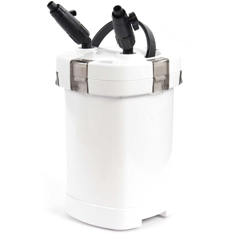 foto del prodotto hw 505a filtro esterno per acquari con pompa 800 l h, filtro a 4 stadi con mezzi e spugne filtranti inclusi sunsun