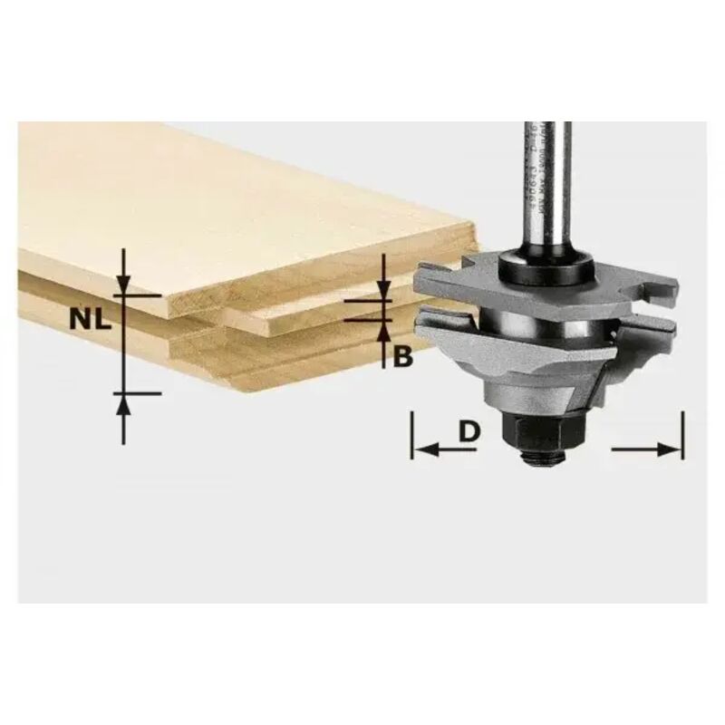 foto del prodotto hw s8 d46 x d12 fd fresa elastica a profilare 46 x 20 x 4 x 22 mm festool