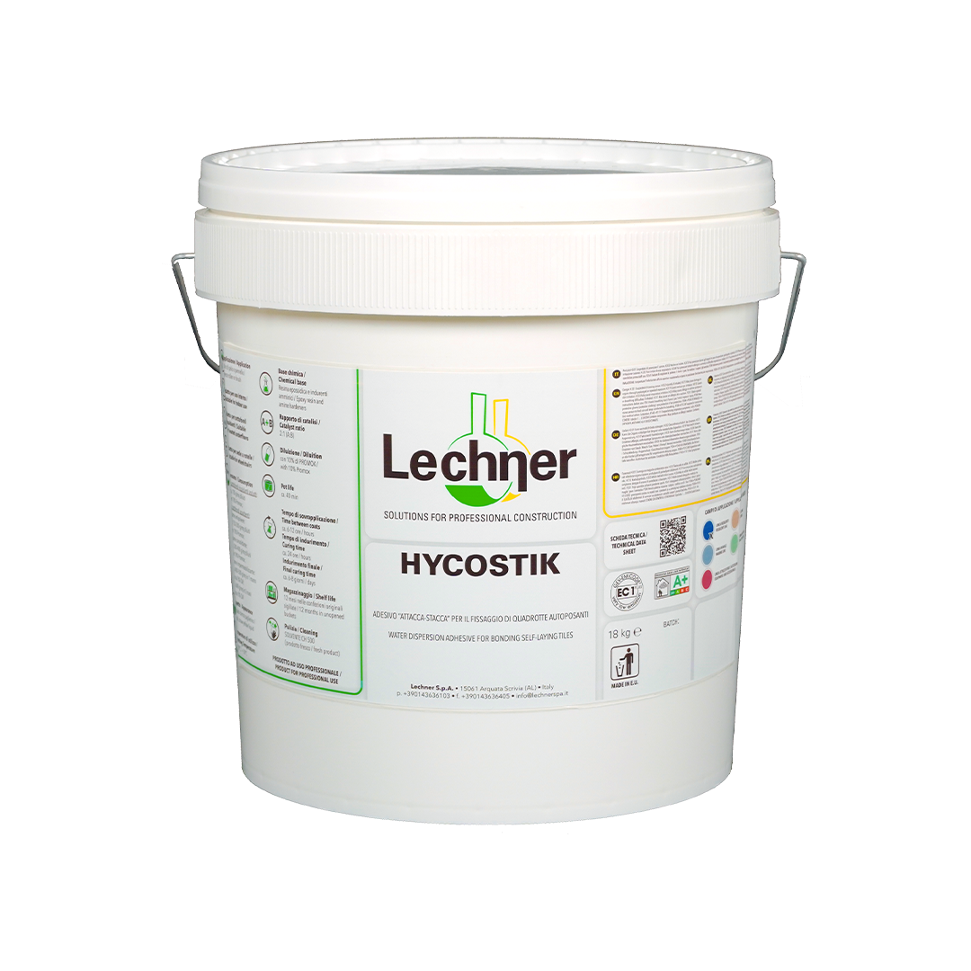 foto del prodotto hycostik 5kg adesivo collante attacca e stacca ideale per pavimenti in pvc e cushion consumo 100g mq 