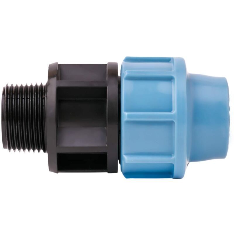 foto del prodotto hydrobil raccordi idraulici per tubi dell acqua, adattatore maschio bsp femmina da 20 mm x 1 2 , tubo in plastica mdpe, 16 bar, temperatura massima