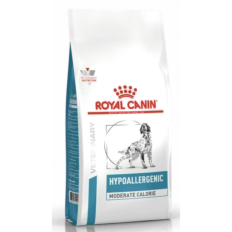 foto del prodotto hypoallergenic moderate calorie per cane da 1,5 kg royal canin