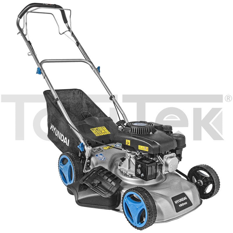 foto del prodotto hyundai 65470 rasaerba trazionato con sistema di taglio 4 in 1 raccolata posteriore